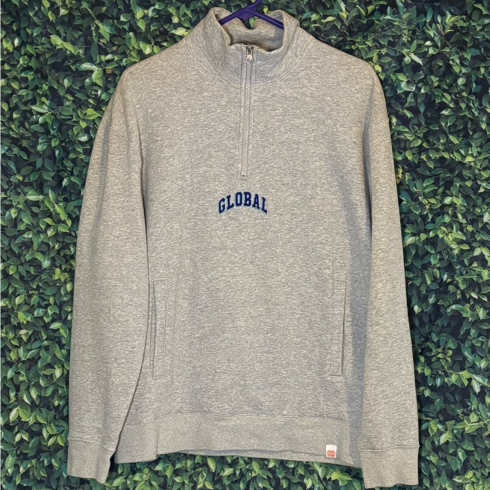 Gray Global Pullover